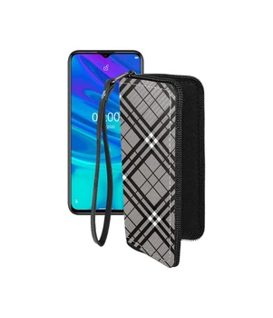 Чохол-гаманець з екошкіри для телефону Ulefone Note 9p Клітинки