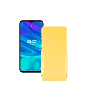 Чохол-флип з екошкіри для телефону Ulefone Note 9p Жовтий