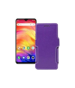 Чохол-книжка з екошкіри для телефону Ulefone Note 7P Фіолетовий