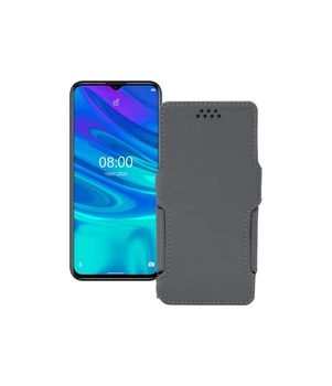 Чохол-книжка з екошкіри для телефону Ulefone Note 9p Сірий