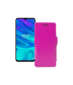 Чохол-книжка з екошкіри для телефону Ulefone Note 9p Рожевий