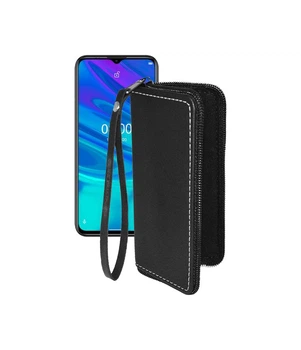 Чохол-гаманець з екошкіри для телефону Ulefone Note 9p Чорний матовий