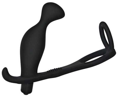 Анальная вибропробка с эрекционным кольцом Lovetoy Ass Rasca Prostate Vibrating Plug Combo (20851000000000000)