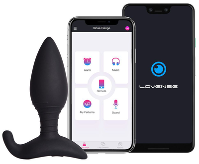 Анальна пробка з вібрацією Lovense Hush (22144000000000000)