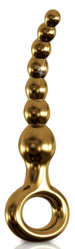 Стеклянный фаллоимитатор-елочка Pipedream Icicles Gold Edition G09 (18150000000000000)