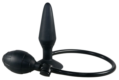 Надувна анальна пробка з грушею You2Toys True Black Silikon Pump Plug (13833000000000000)
