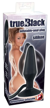 Надувна анальна пробка з грушею You2Toys True Black Silikon Pump Plug (13833000000000000)