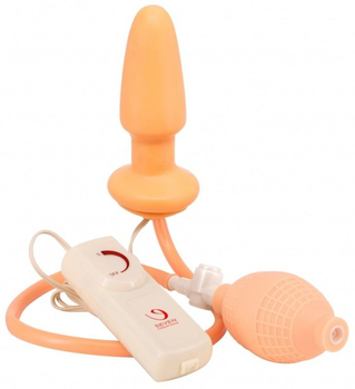 Анальная пробка-расширитель с вибратором Expandable Butt Plug (00433000000000000)