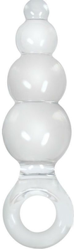 Анальная пробка Jolie Ripples Jelly Anal Plug Medium цвет прозрачный (15714041000000000)
