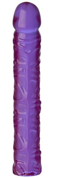 Фаллоимитатор Doc Johnson Crystal Jellies Classic 10 inch цвет сиреневый (08656009000000000)