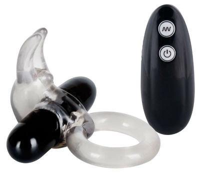 Ерекційне кільце з вібрацією Bunny Remote Cock Ring Vibrator (14347000000000000)