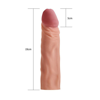 Насадка на пеніс Pleasure X-Tender Series X-Tra Girth! 30% Increase! колір тілесний (18922026000000000)