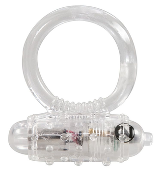 Кільце з вибропулей прозоре Vibro Ring Clear (05727000000000000)