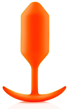 Профессиональная анальная пробка B-Vibe Snug Butt Plug 3 цвет оранжевый (21793013000000000)