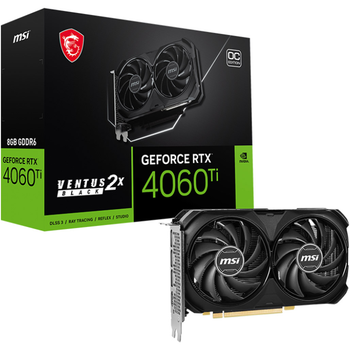 Видеокарта MSI GeForce RTX 4060 Ti VENTUS 2X BLACK 8G OC [86134]