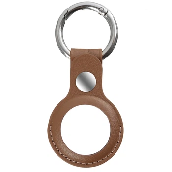 Чехол для Apple AirTag - Leather Key Ring (Moka) HC [64991]