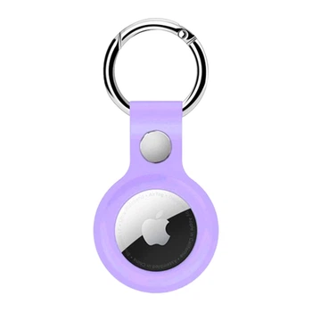 Чехол для Apple AirTag Silicone Key Ring (Purple) HC [61738]