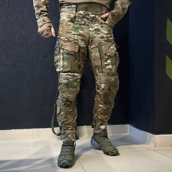 Тактичні штани Military KS-PRO з наколінниками мультикам розмір S