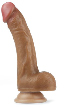 Фаллоимитатор Lovetoy Dual-Layered Platinum Silicone Nature Cock 8 цвет коричневый (19579014000000000)