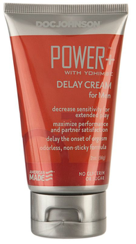 Пролонгирующий крем Doc Johnson Power+ with Yohimbe Delay Cream For Men (22355000000000000)