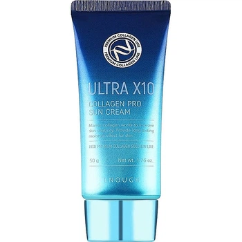 Солнцезащитный крем для лица Enough Ultra X10 Collagen Pro Sun Cream SPF 50+/PA++++ - 50 мл