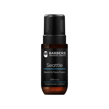 Пена для бороды и лица Barbers Seattle 2 в 1, 200 мл (289412)