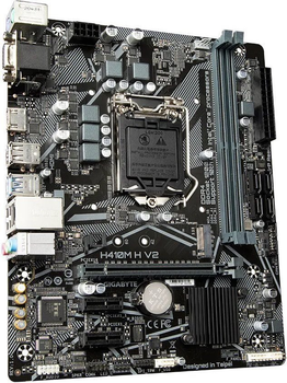 Материнська плата Socket_1200 GigaByte H410M H V2 (mATX, H470, 2x DDR4)