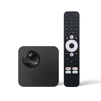 Смарт ТВ приставка RockTek GX1 NETFLIX 4/32 Гб Google TV 14 Smart Box (581)