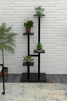 Подставка под цветы в стиле лофт EcoLoft DSP-1166 Черный