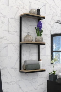 Настенная полка в стиле лофт EcoLoft DSP-1173 Дуб Аппалачі