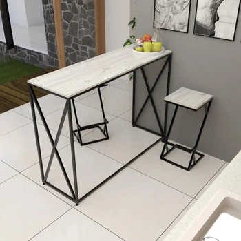 Барний стіл у стилі лофт EcoLoft DSP-1176 Дуб Кортона