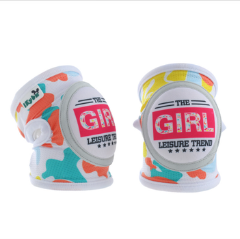 Наколінники в сіточку з м'якою подушечкою "Girl".. Застібка - липучка. (70217)