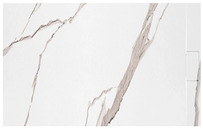 Душевой поддон Rea Bazalt 80x100 carrara white REA-K7000
