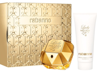 Zestaw damski Paco Rabanne Lady Million Woda perfumowana 80 ml + Balsam do ciała 100 ml (3349668635337)