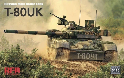 Збірна модель 1/35 Танк T-80UK RFM RM-5115