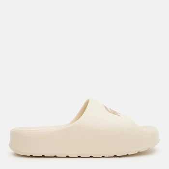 Женские шлепанцы для пляжа Lacoste Serve Slide 749CFA0025-53S 39.5 (T6) 25.4 см Off Wht/Tan (5059862435166)