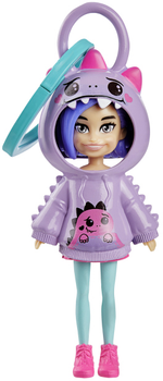 Ігровий набір Polly Pocket Plush Лялька в худі Дракон HRD62 (194735173976)