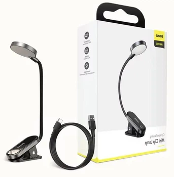 Настольная лампа с клипсой Baseus Mini Clip Lamp 1012