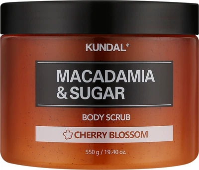 Скраб для тела "Цветы вишни" - Kundal Macadamia&Sugar Body Scrub Cherry Blossom 550g (980364-31106283)