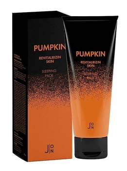 Нічна маска для обличчя з гарбузом — J:ON Pumpkin Revitalizing Skin Sleeping Pack, 50 мл