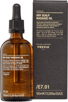 Массажное масло для кожи головы Previa Natural Haircare Extra Life E7.01, 100 мл