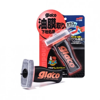 Абразивний очищувач стекол GLACO Glass Compound Roll On SOFT99
