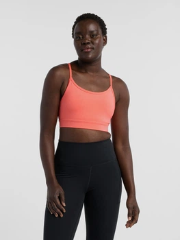Спортивний топ для фітнесу жіночий New Balance Essential Yoga WB51039DTR M Яскраво-рожевий (197967392559)