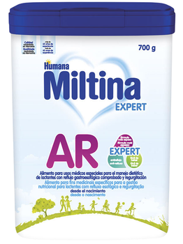 Mieszanka mleczna dla dzieci Humana Miltina AR Anti Regurgitation Milk 700 g (8427045180030)