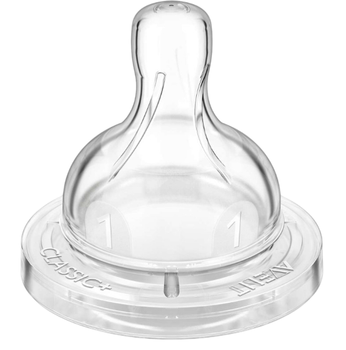 Силіконова соска Philips AVENT Classic 0 міс. 2 шт (SCF631/27)