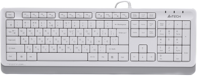 Клавіатура дротова A4Tech FK10 USB White (4711421943024)