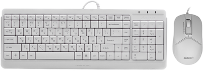 Комплект дротовий A4Tech Fstyler F1512 USB White (4711421958004)