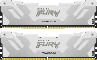 Оперативная память Kingston DDR5-8400 49152MB PC5-67200 (Kit of 2x24576) FURY Renegade Silver/White (KF584CU40RWK2-48)