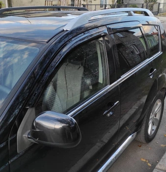 Ветровики для Peugeot 4007 (4 шт), Дефлекторы окон Peugeot 4007