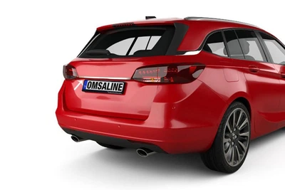 Хромированная накладка над номером (нержавеющая сталь) для Opel Astra K 2016-2021 годов.